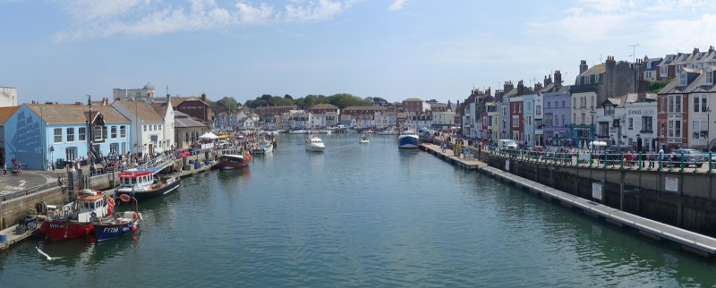 The harbour of Weymouth.