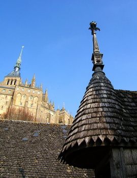 Mt St Michel, France