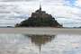 France: Mont Saint Michel at low tide.