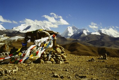 Souvenir of our trip to Tibet in 2001. Not documented on this site but still vibrant in our memories.